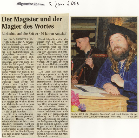 Zeitungsartikel 1